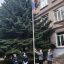 Традиционно передача дежурства по школе.